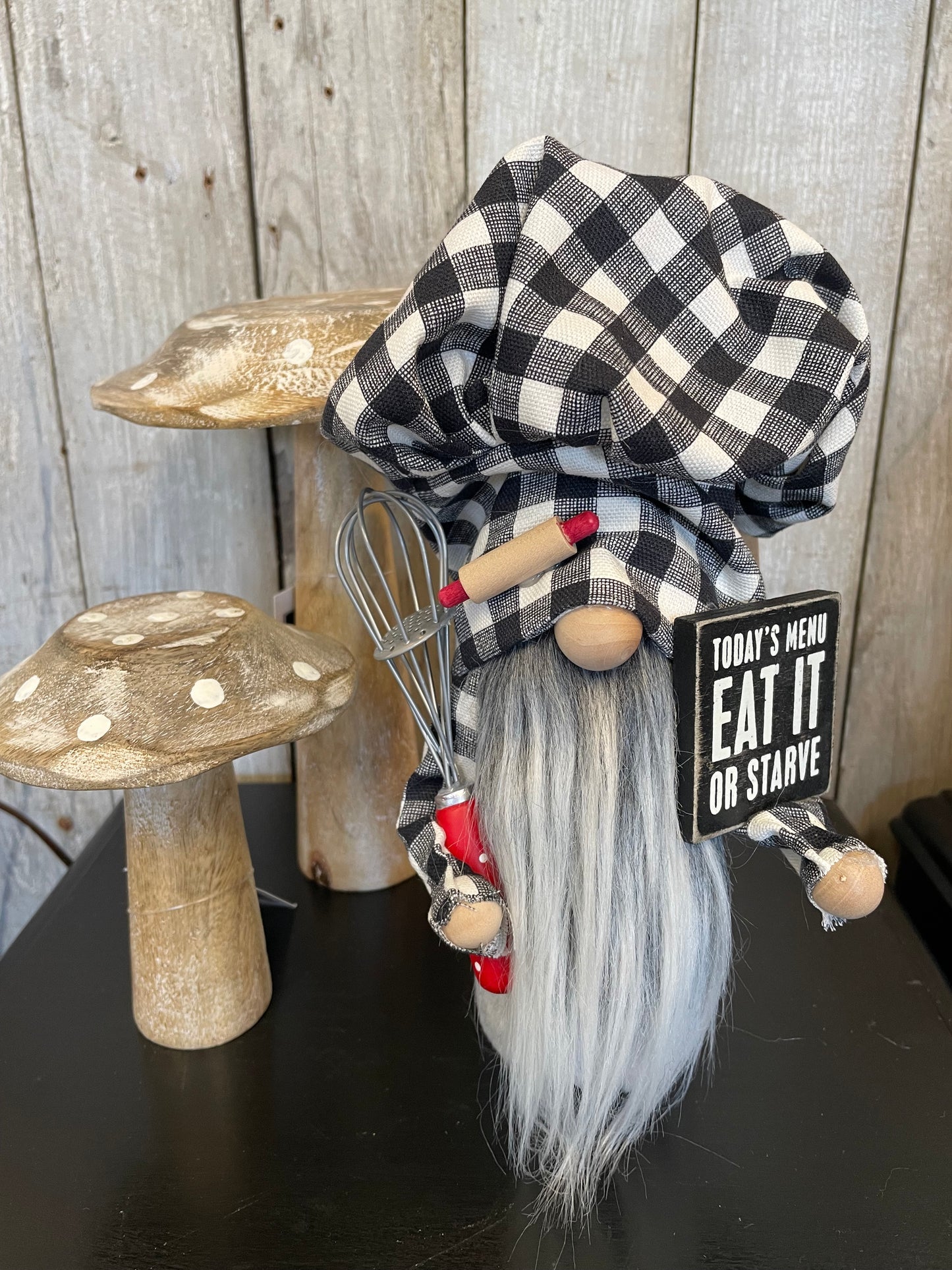 Eat It Or Starve Handmade Kitchen Gnome